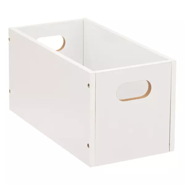 Caja de almacenamiento (15 x 31 x 15 cm) Mano Blanco