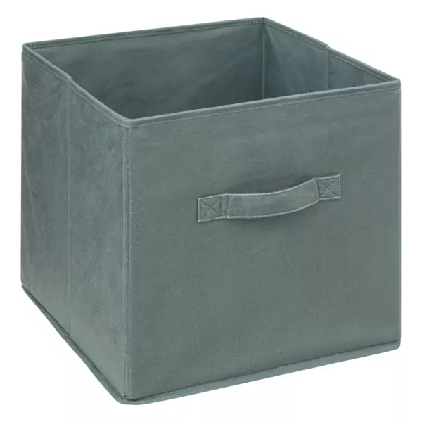 Contenitore (31 x 31 cm) Velluto Kaki