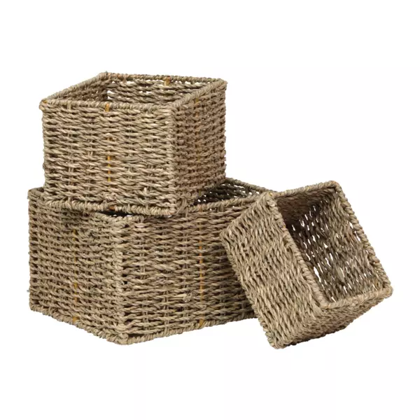 Lot de 3 paniers Kaleo Marron