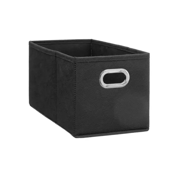 Panier de rangement pliable (15 x 31 cm) Helena Gris anthracite