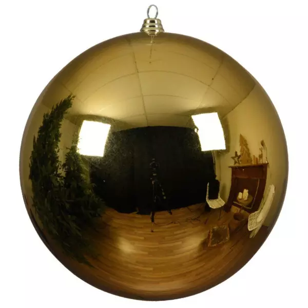Weihnachtskugel (D200 mm) Alpin Gold
