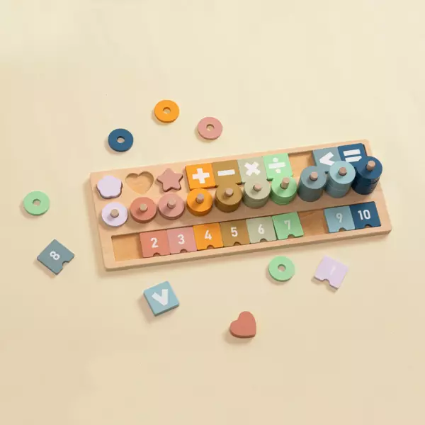 Puzzle per imparare i numeri Multicolore