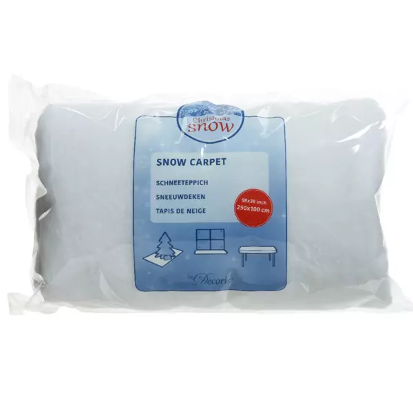 Tapis de neige rectangulaire (250 x 100 cm) Blanc