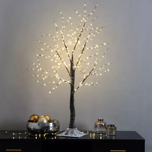 Lichterbaum Birke Cayden Micro LED H100 cm Warmwei�