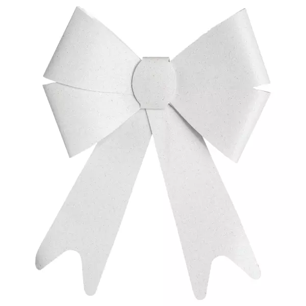 Grand n�ud (H30 cm) Alaska Blanc