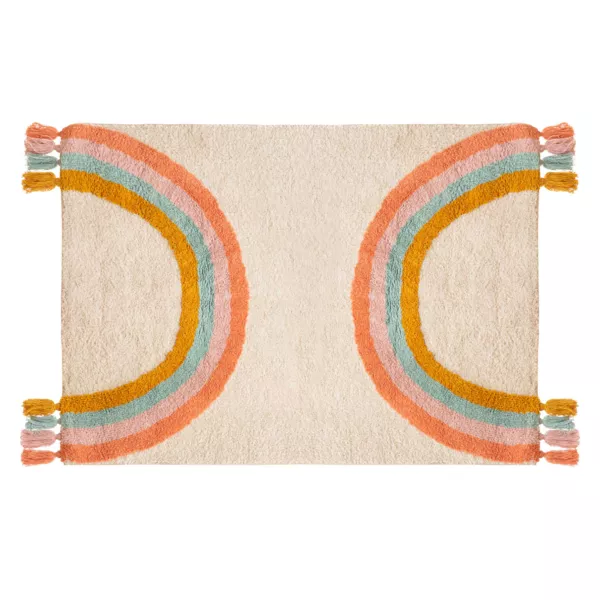 Tappeto cotone bambino (150 cm) Arc en ciel Multicolore