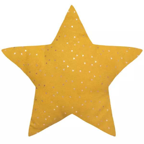 Cuscino Stella Berlingot Giallo ocra