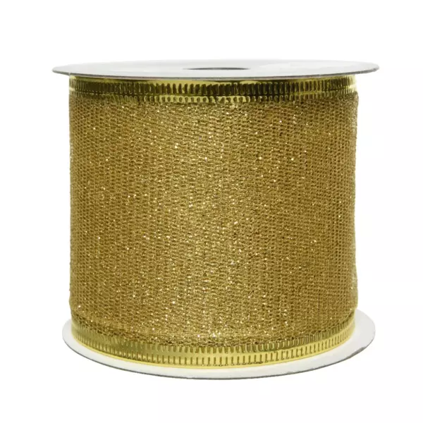 Dekorativt juleb�nd (2,7 m) Guldglitter