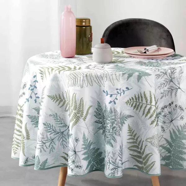 Runde Tischdecke (D180 cm) Melisandre Grün