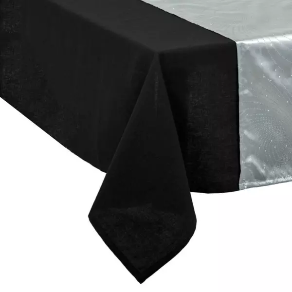 Silkeagtig bordl�ber (140 x 40 cm) Gr�t design