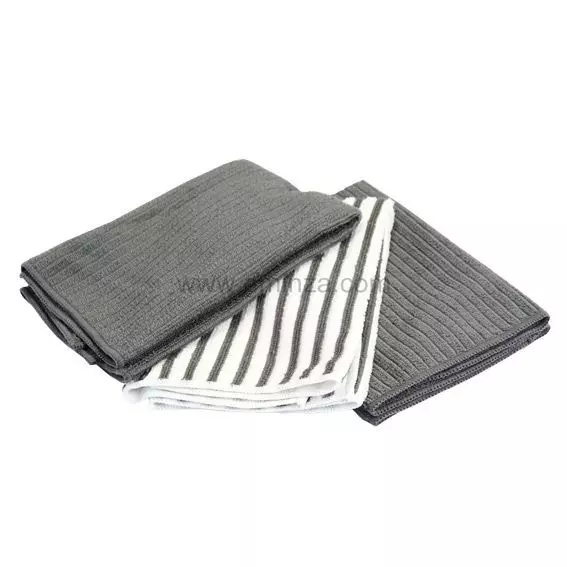 Lote de 3 pa�os Cocinero Gris