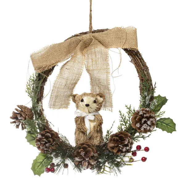 Weihnachtskranz Murmeltier
