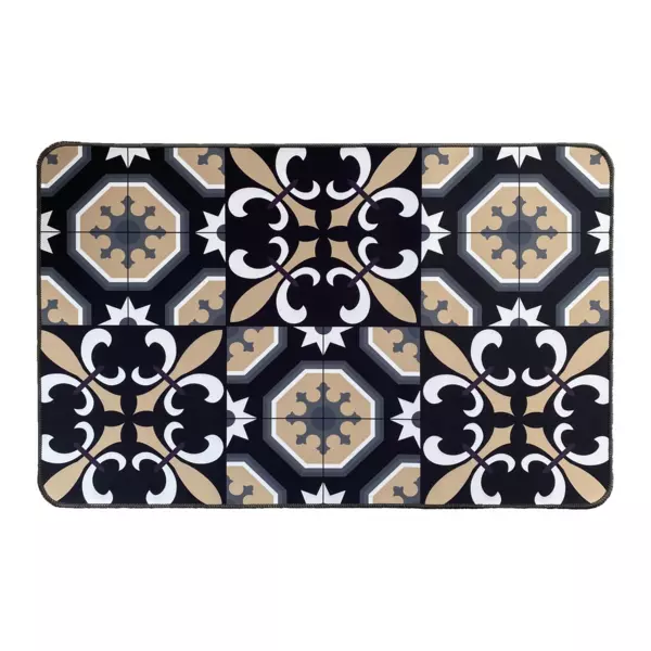 Skridsikker entrémåtte (50 x 80 cm) Carmen Sort