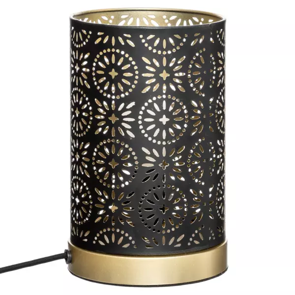 Bordlampe i metal (H21,5 cm) Gipsy Sort