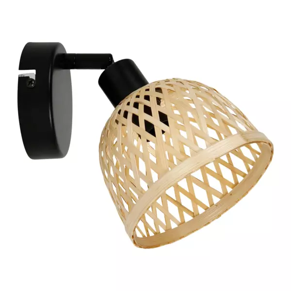 Bamboe wandlamp (H20 cm) Hanoi Beige