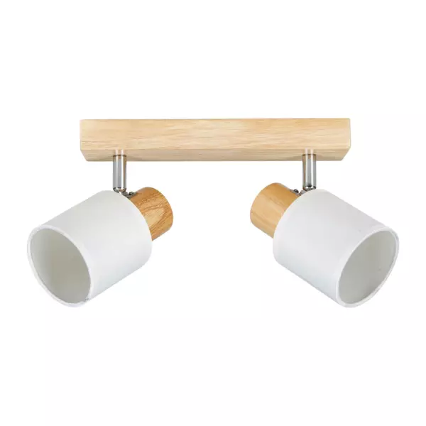 Deckenspots 2-flammig Tissu Wei�