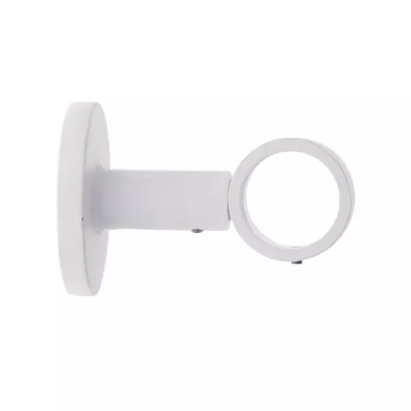 Support tringle fixe (L65 / D28) Lino Blanc mat