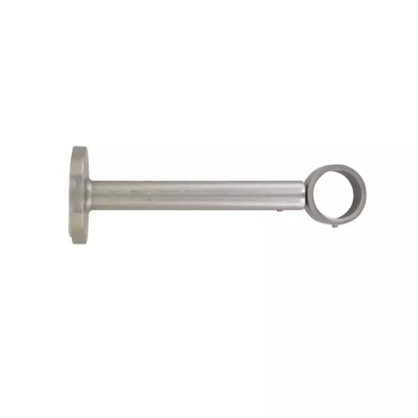 1 soporte simple extensible (L155 - L195 / D28 mm) Plateado Mate