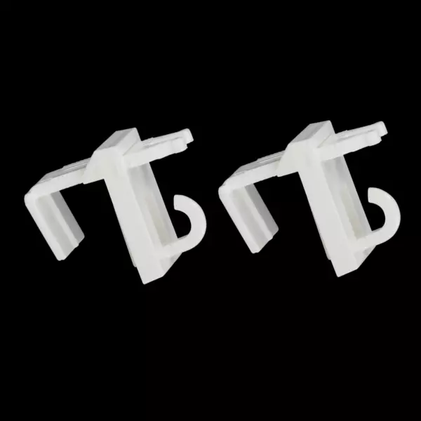 Set di 2 supporti per tende a rullo Bianco