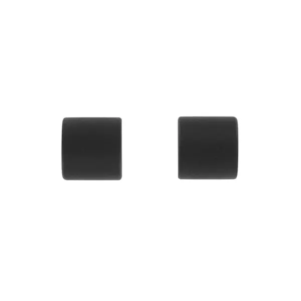 Set di 2 terminali (�20 mm) Bouchon Nero opaco