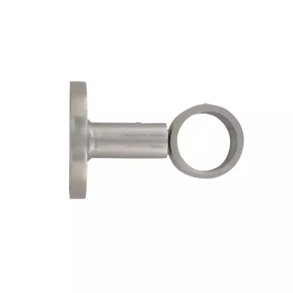 Uitschuifbare gordijnroede steun (L65mm-D28) Zilver mat
