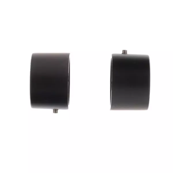 Set di 2 terminali per tenda (D28 mm)  Nero opaco