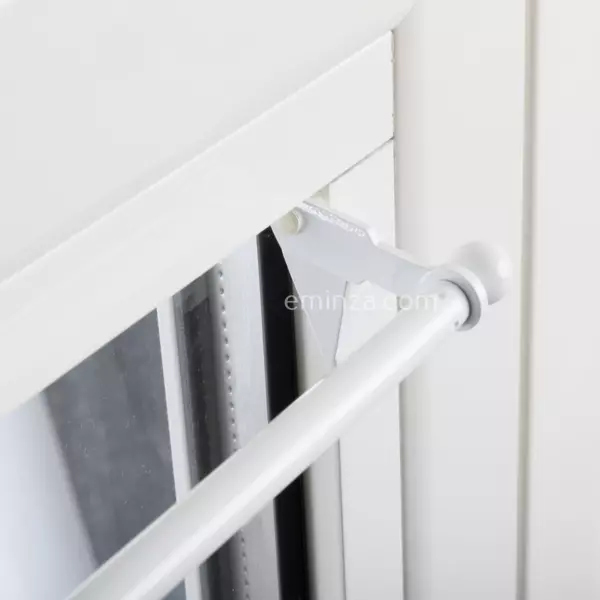 Udtr�kkelig gardinstang Fix'vit (80 til 120 cm) Hvid