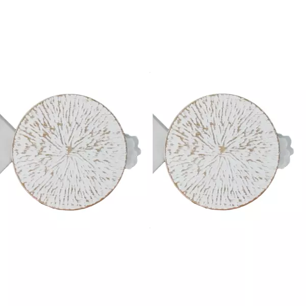 Lote de 2 pinzas Archi Blanco