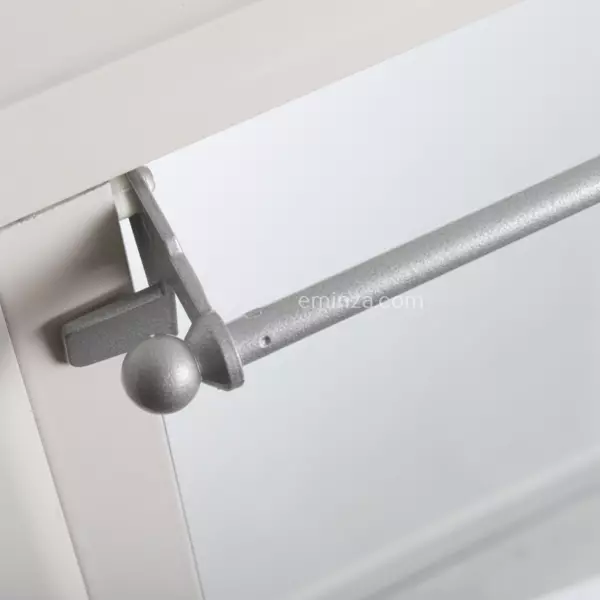 Udtr�kkelig gardinstang Fix'vit (30 til 50 cm) S�lv