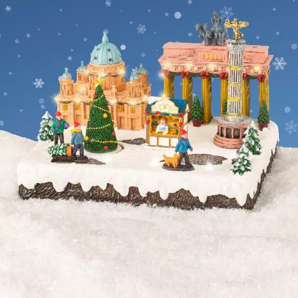 Sc�ne de vie illumin�e et musicale Berlin