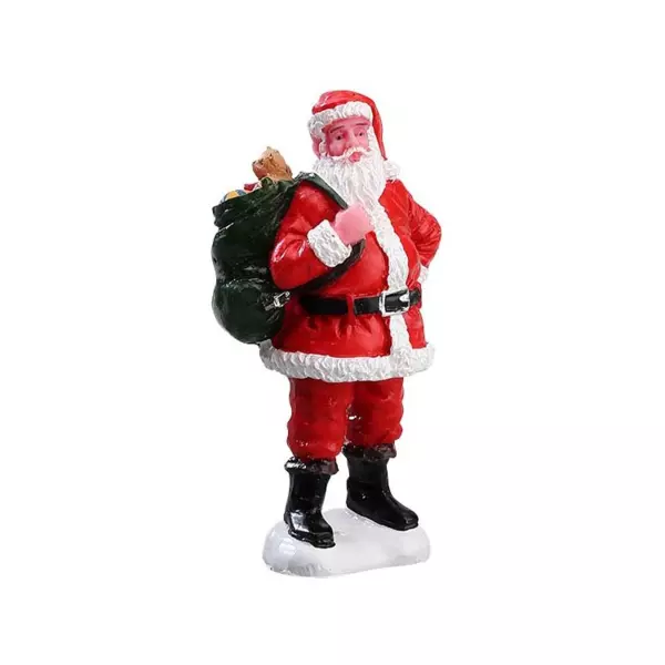 Figur Lemax Weihnachtsmann mit Geschenken