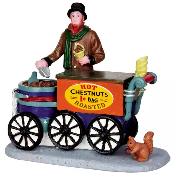 Personnages Lemax Stand de ch�taignes grill�es