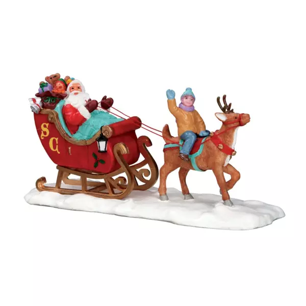 Personaggi Lemax La slitta di Babbo Natale
