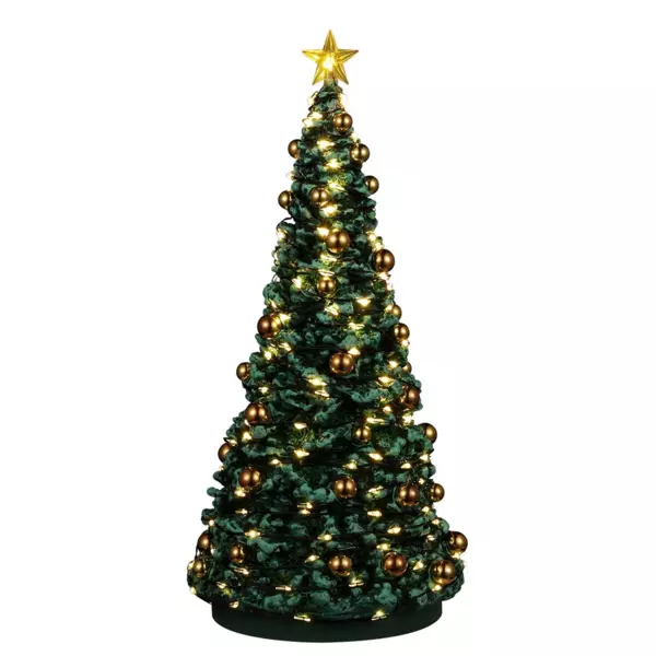 Accessoire Lemax (H24 cm) Joyeux sapin de No�l illumin�