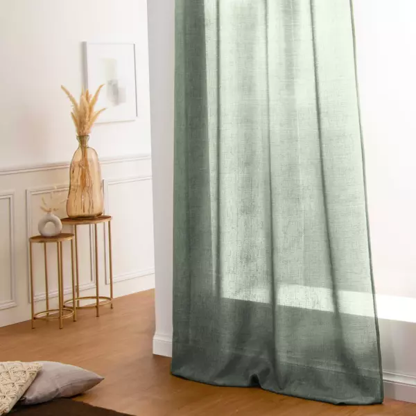 Cortina semi opaca  (140 x 260 cm) Bea Verde liquen