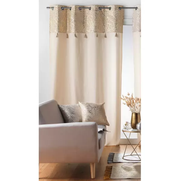 Cortina semi-opaca(140 x 240 cm) Solea Dorado