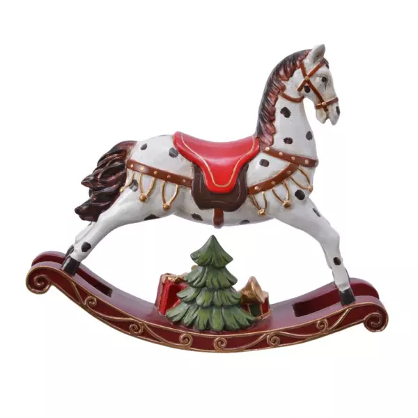 Cavallo a dondolo (H18 cm) Erland marrone
