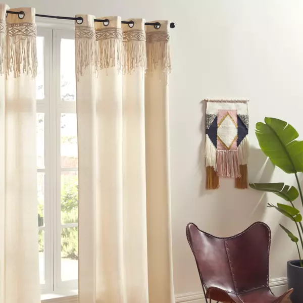 Cortina semi opaca (140 x 260 cm) Ritual Beige