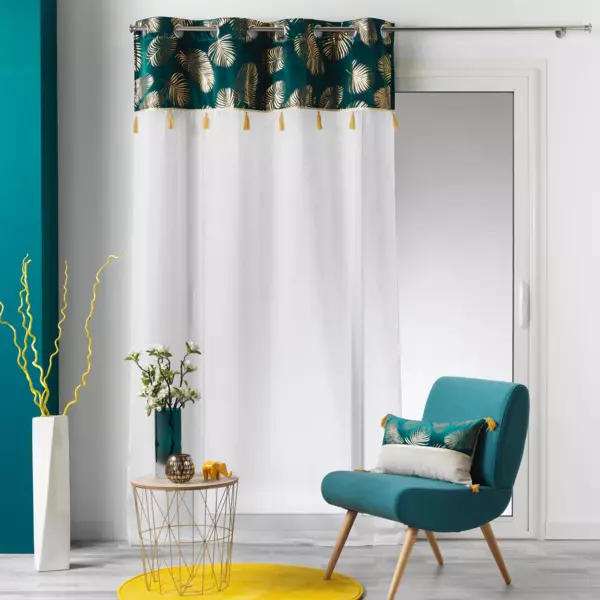 Gardine (140 x 240 cm) Sabaly Goldfarben