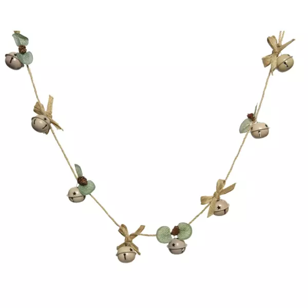 Guirlande d�co (1,16 m) Clochettes de No�l Beige