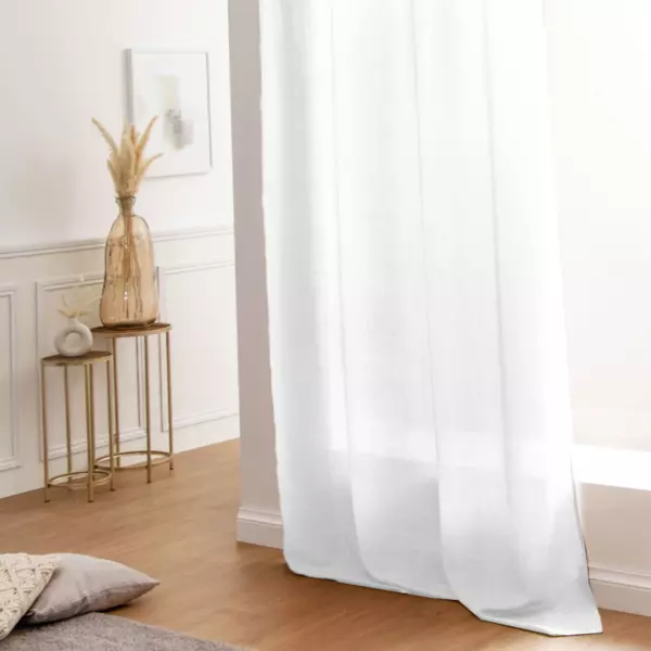 Gardin med �jer (140 X 260 cm) B�a Hvid