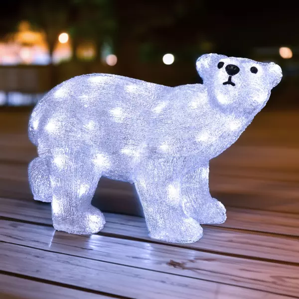Orso luminoso Bali Bianco freddo 60 LED