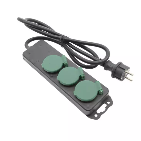 Presa impermeabile 3 poli con protezione per bambini