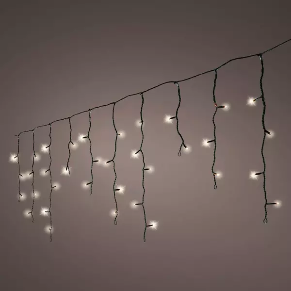 Eisregen-Lichterkette  L7,50 m Warmwei� 175 LEDs CN