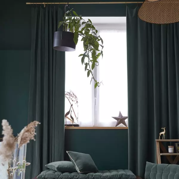 Tenda regolabile (140 x max 270 cm) Victor Grigio ardesia