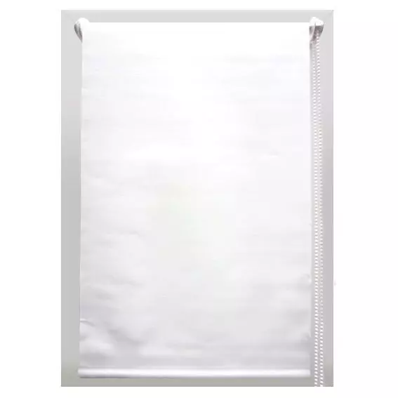 Verdunkelungsrollo (90 x H180 cm) Uni Wei�