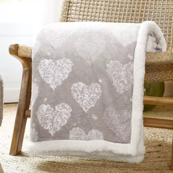 Plaid doux (130 x 160 cm) Adela�de Beige