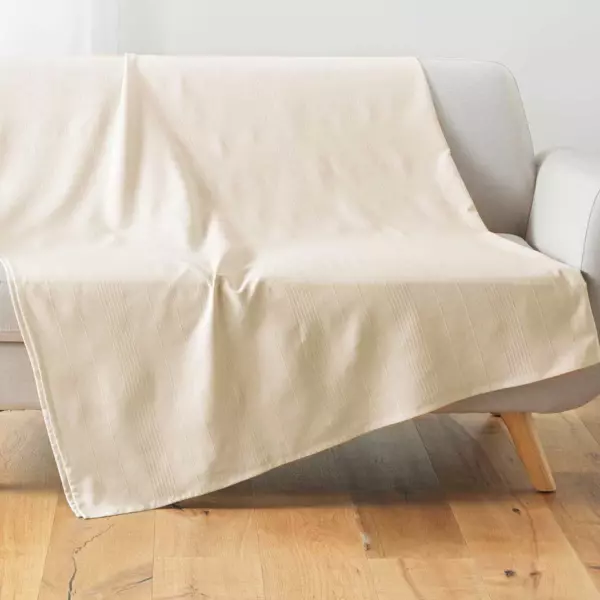 Manta (240 cm) Lucile Crudo