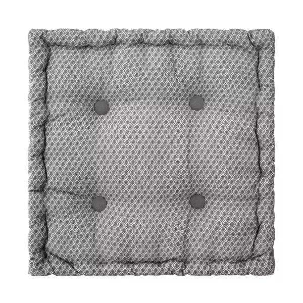 Coussin de sol carr� coton (40 x 40 cm) Otto Gris