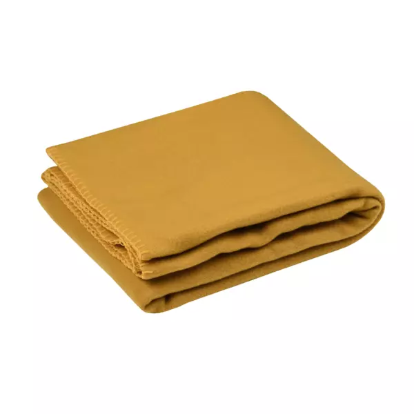 Manta polar (150 cm) Carlton Amarillo mostaza
